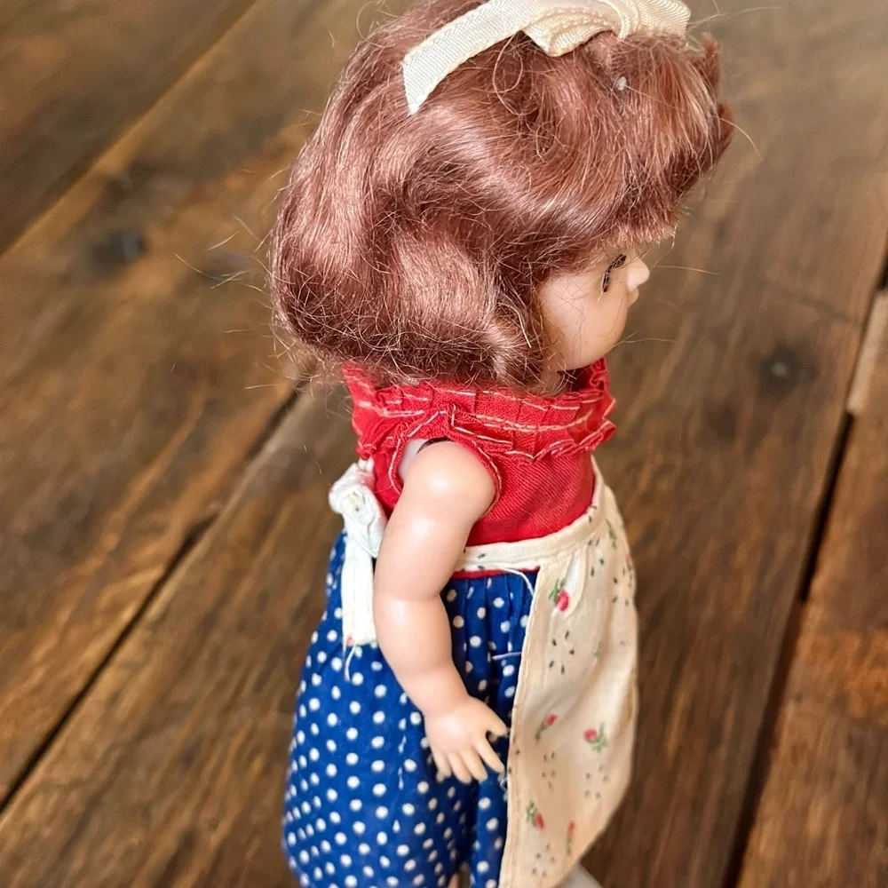 Sweet Vintage 1950s 8 in Walker Doll, Sleep Eyes, Mid-Century Charm